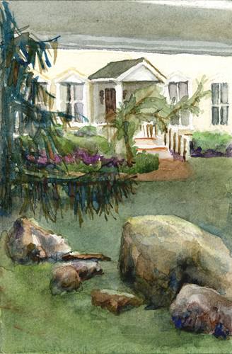 Historic House - Watercolor