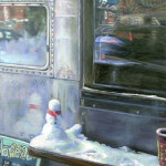 Roadhouse Snowman - Pastel