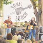 Sonic Lunch - Acrylic Painting
