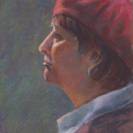 The Red Beret - Pastel
