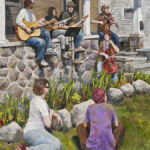 Water Hill Music Festival - Acrylic Painting