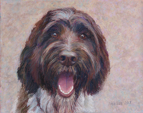 Oatmeal the Dog - Pastel